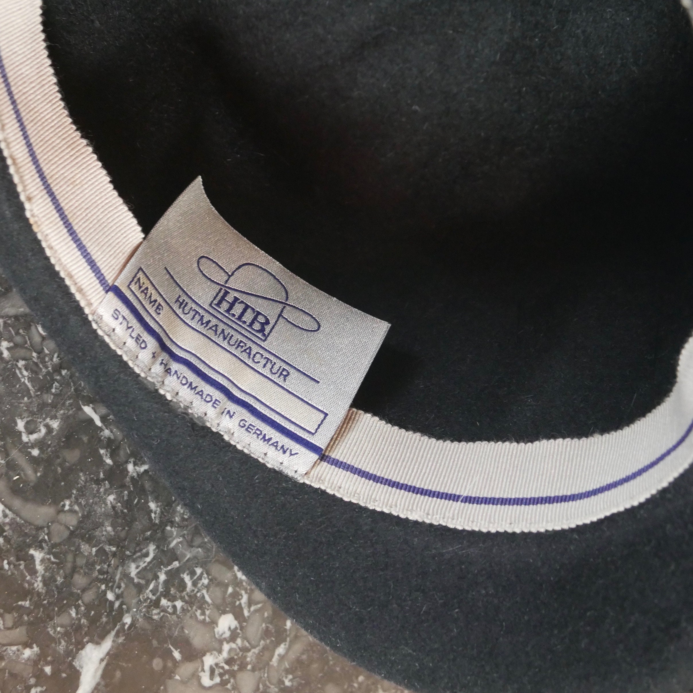 Black Bowler Hat Women's 1980s German Vintage Wool Felt - Etsy
