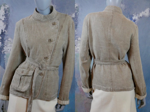 Laura ashley top linen jacket