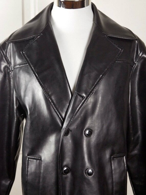 vintage faux leather jacket