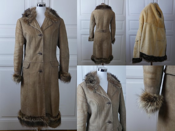 Lizette fox fur trim shop down coat