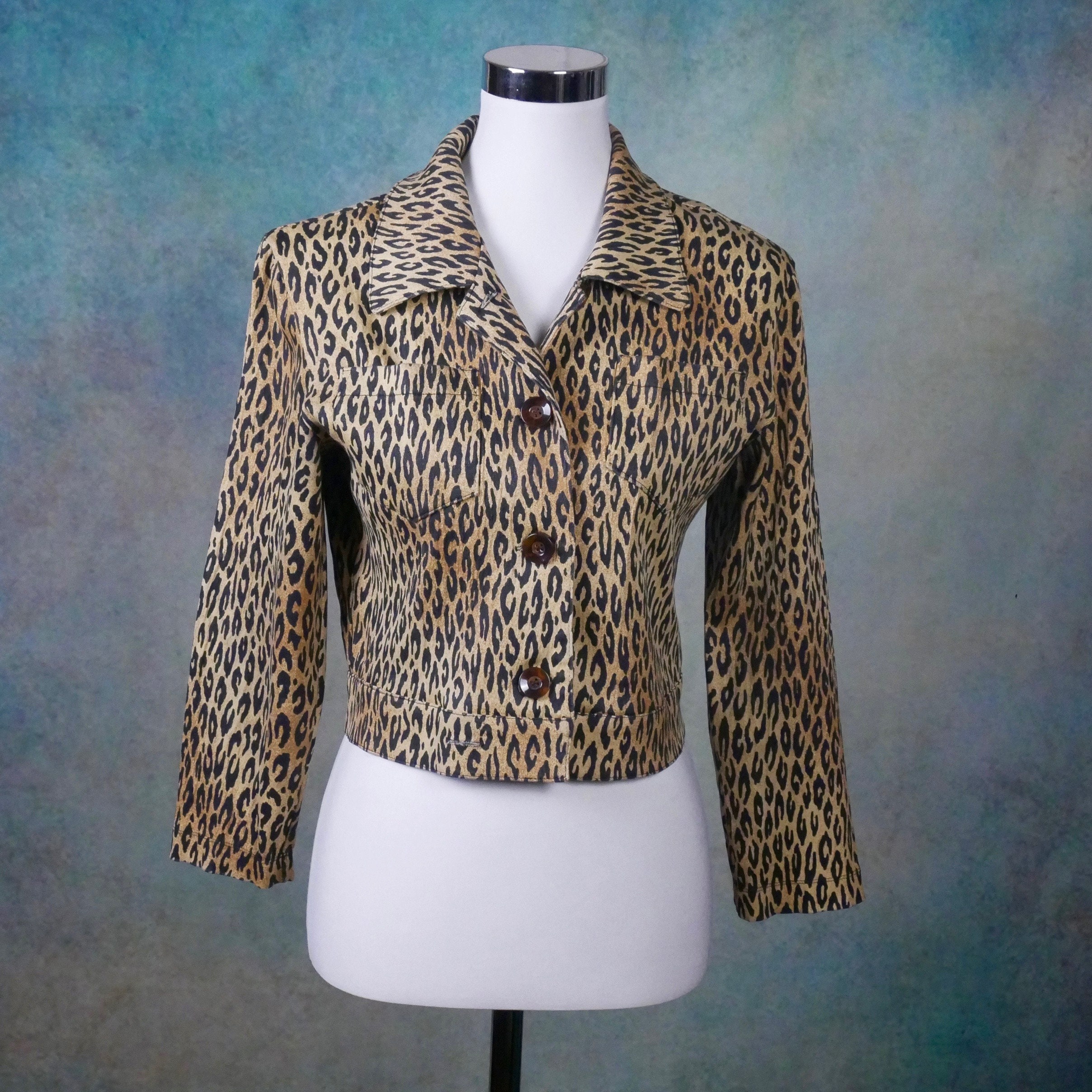 leopard print blazer uk