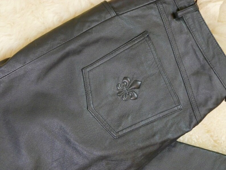 leather pants size 12