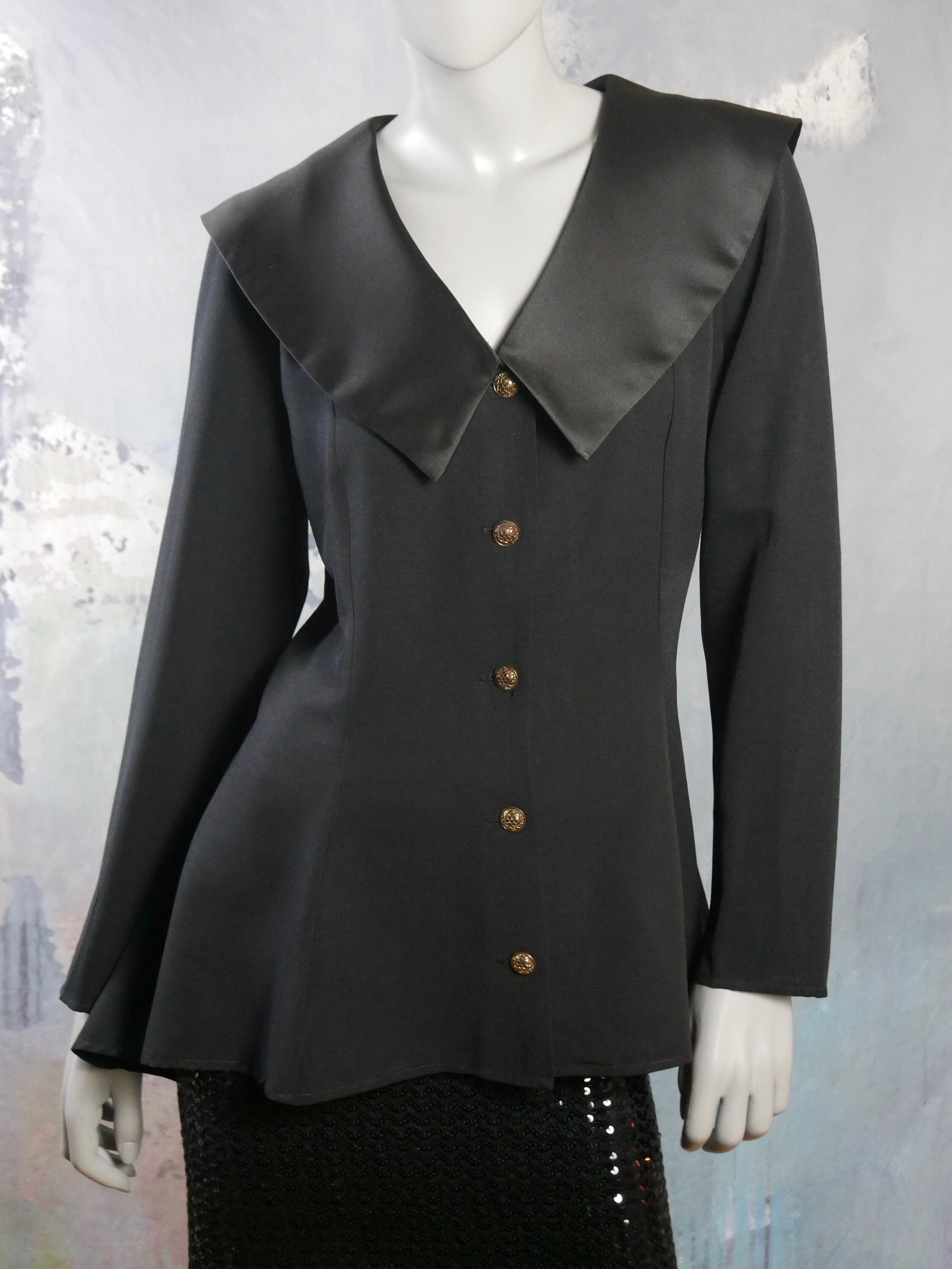 long black blouse womens