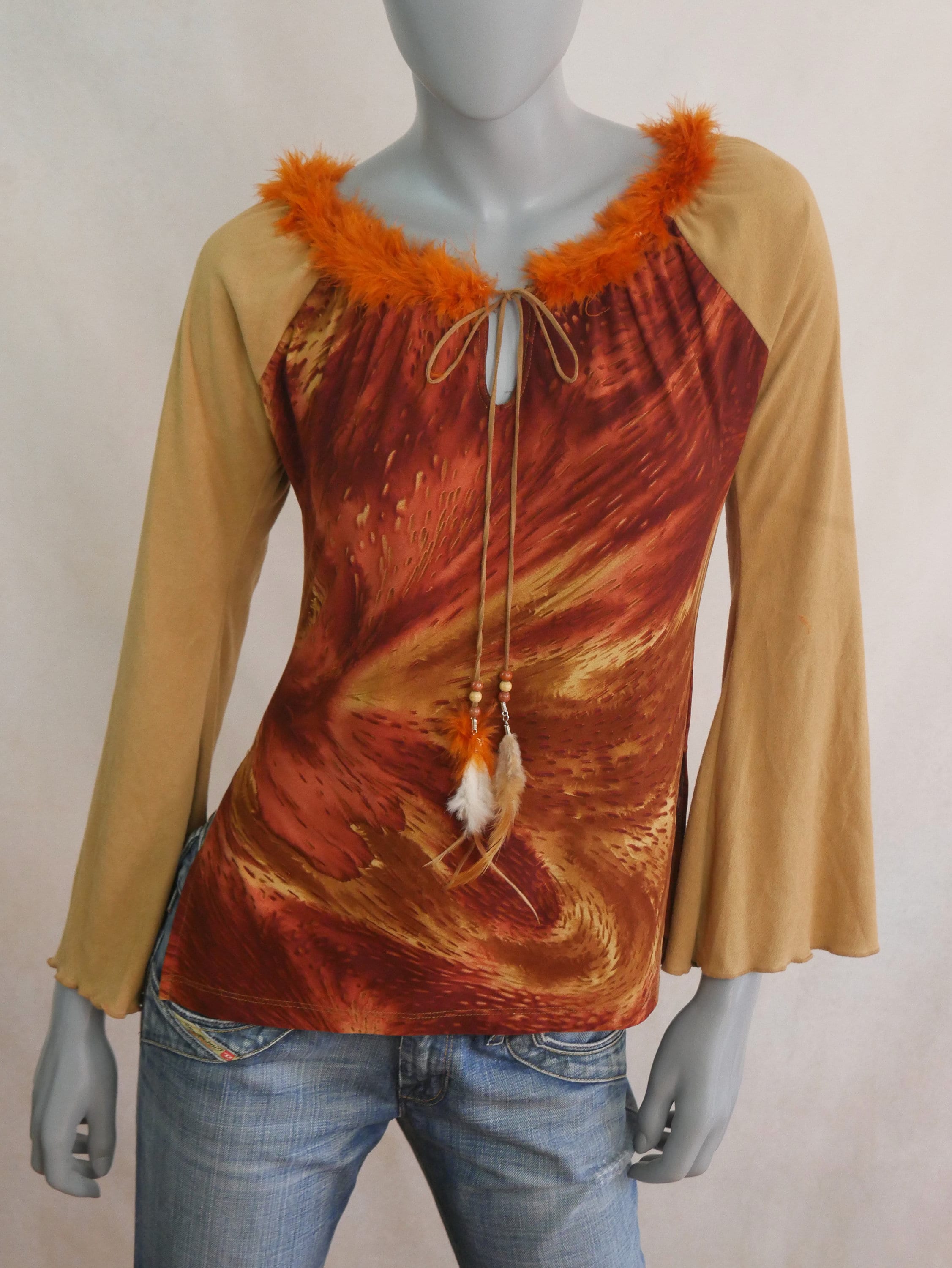 Orange Juice Vintage Top-Bust 34