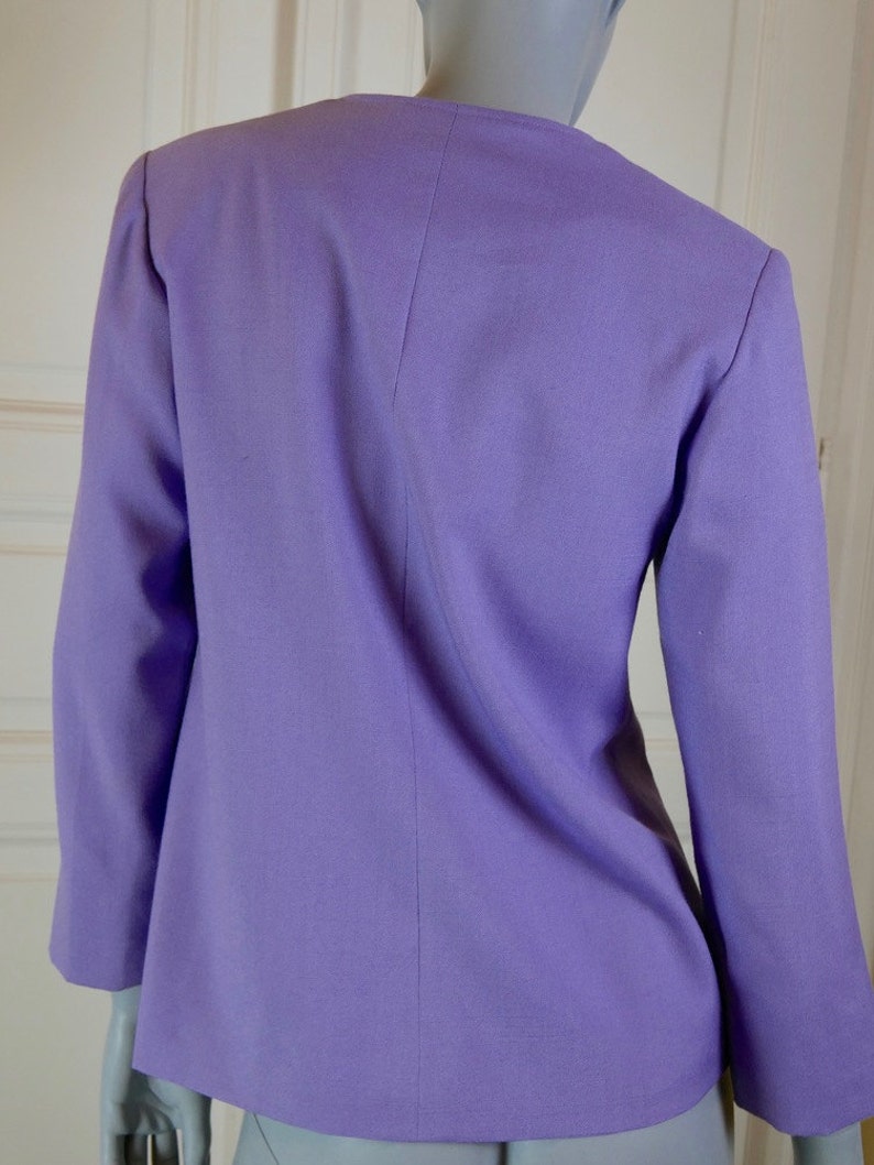 European Vintage Lilac Blazer Women's Light Purple Etsy