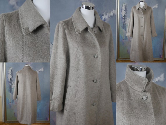 RESERVED for Carolina, Llama Coat, 1960s German V… - image 1