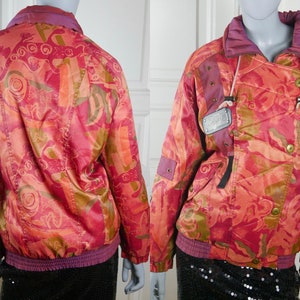 Vintage Ski Jacket, 1990s European Vintage Winter Jacket, Like New, Never Worn: Size 10/12 US, 14/16 UK