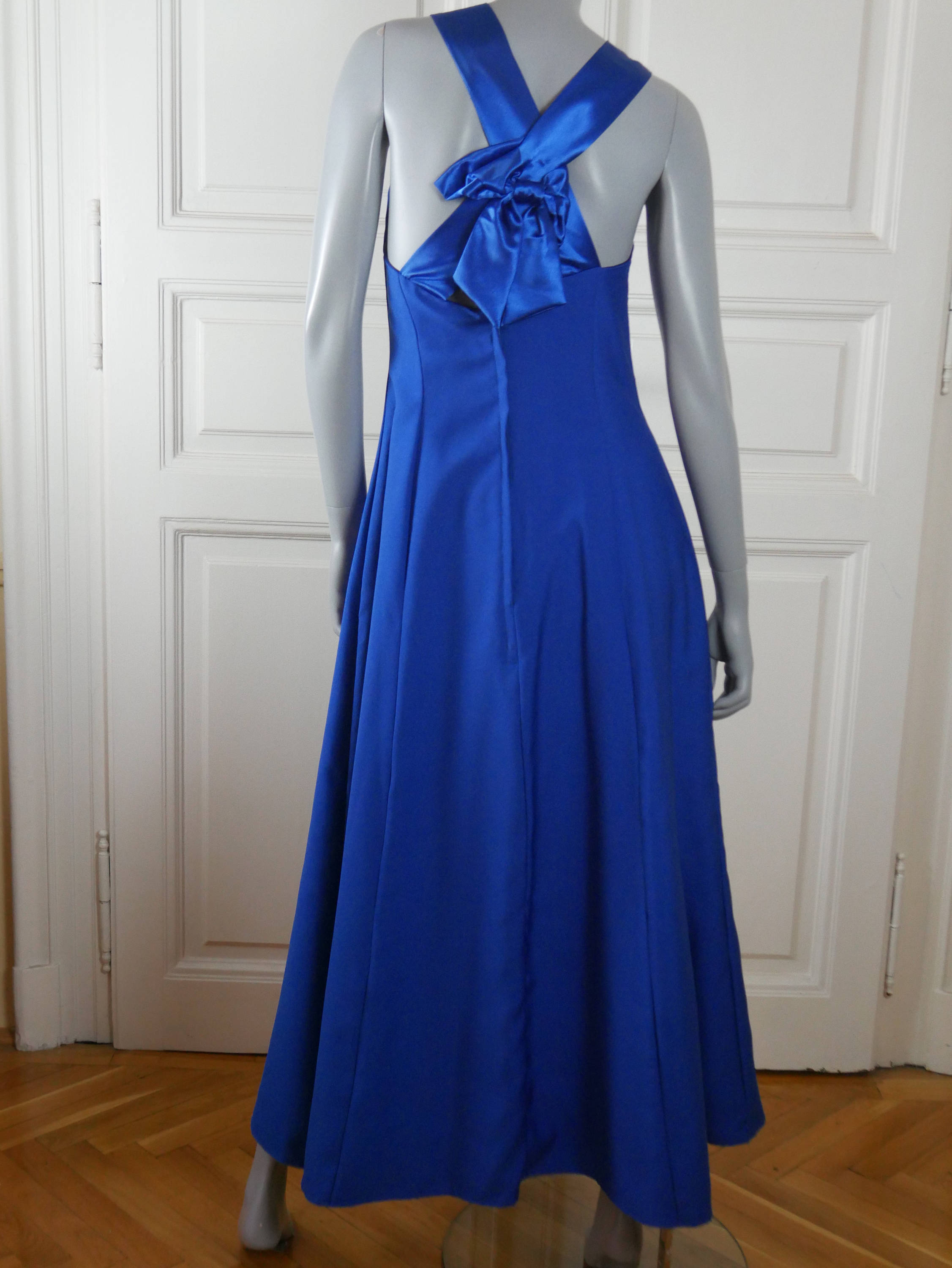 Princess Diana Dress Formal Sleeveless Royal Blue Evening Etsy