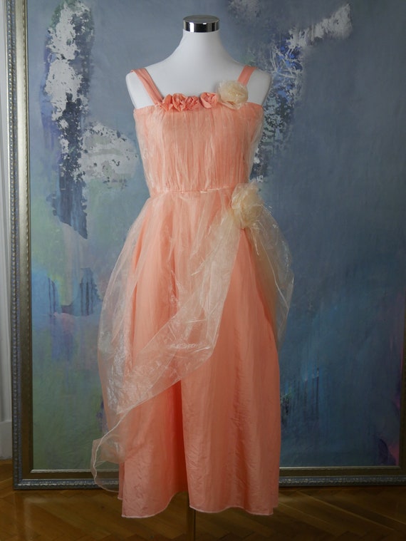 Vintage prom top dresses etsy