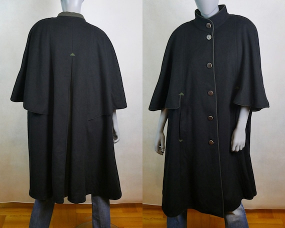 Wool cape sales coat uk