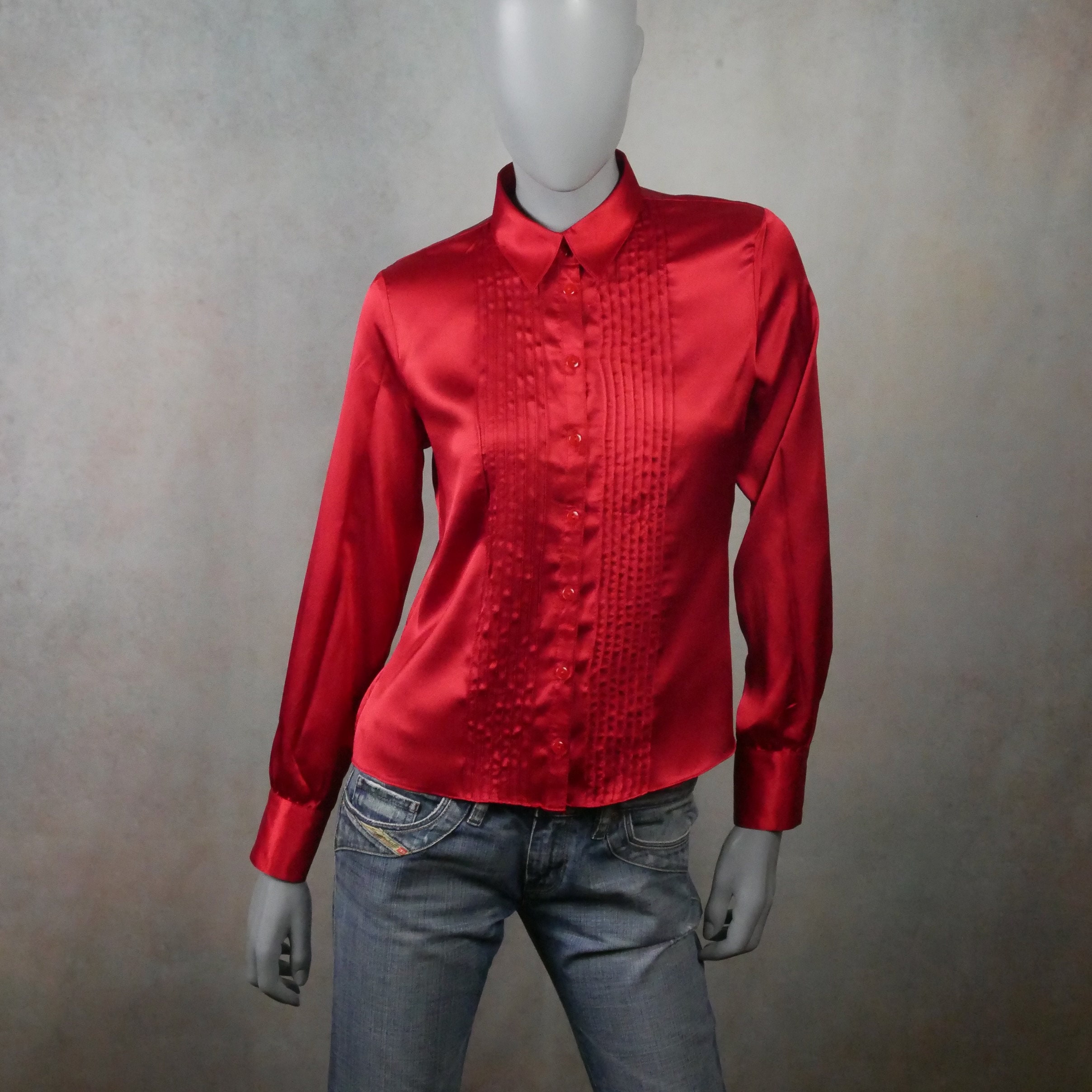 Mens Dragon Button Shirts | Shirt Mens Satin Dragon | Chinese Dragon Red  Shirt Men - Red - Aliexpress