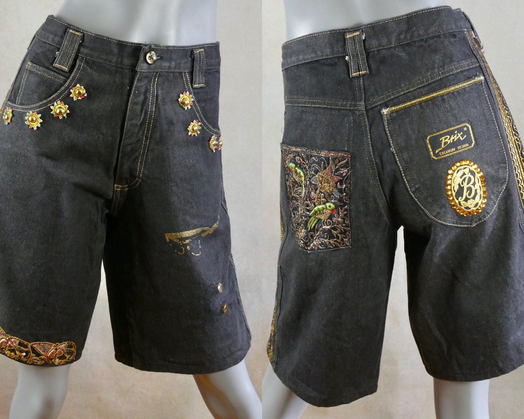 【KOOLOSET】Vintage Washing Bermuda Denim 718g3DZtG9L.jpg