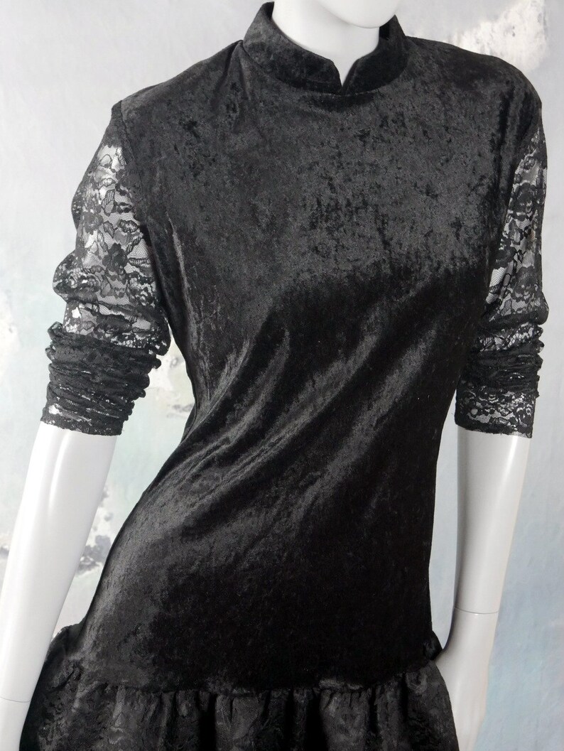 black lace dress size 14
