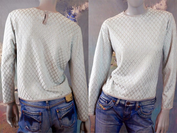 Turquoise & Silver Top, 1990s (in 1960s Style) Fre