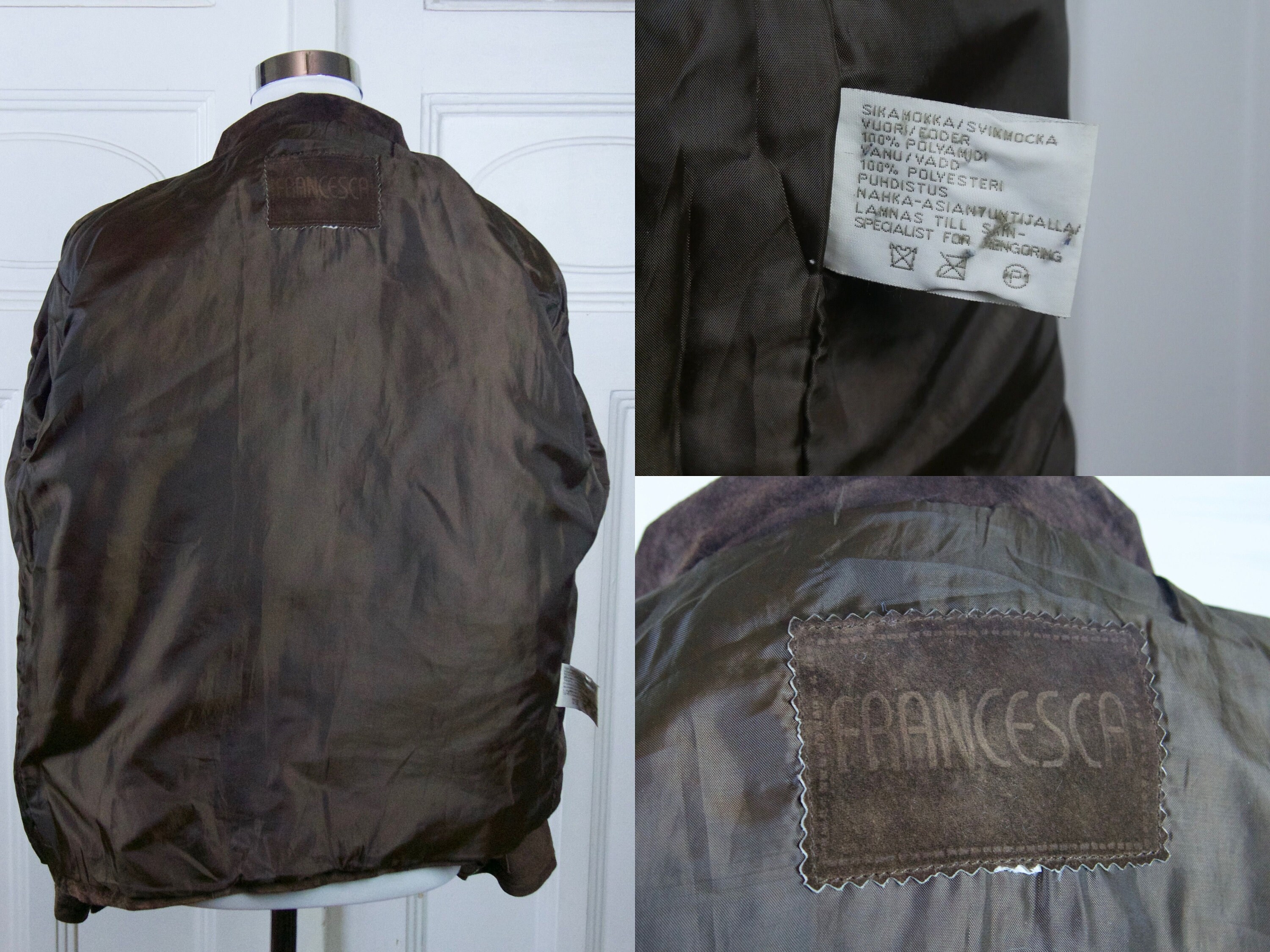 Euro Vintage 80〜90s suède leather jacket Euro Vintage 80〜90s suède leather jacket