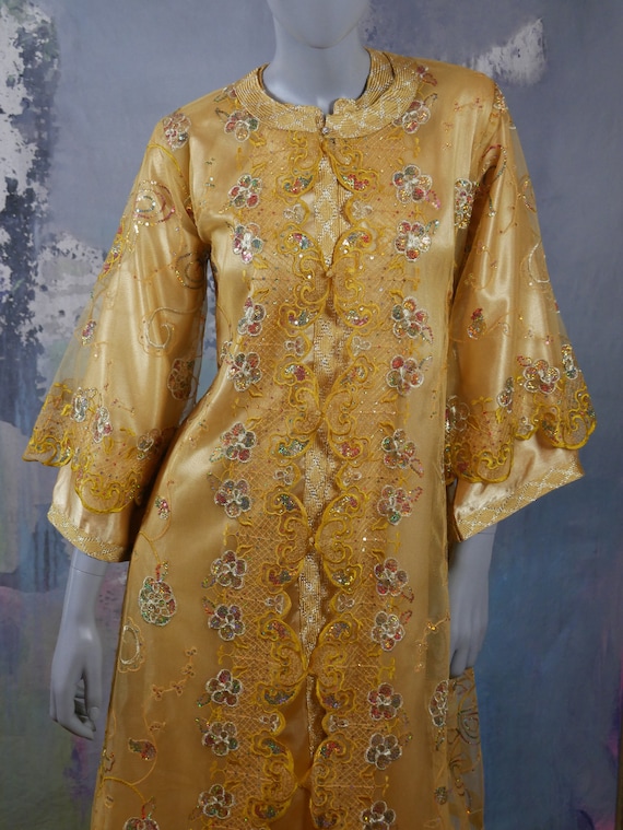 Mogul Indian Princess Dress, 1990s Vintage Silk &… - image 2