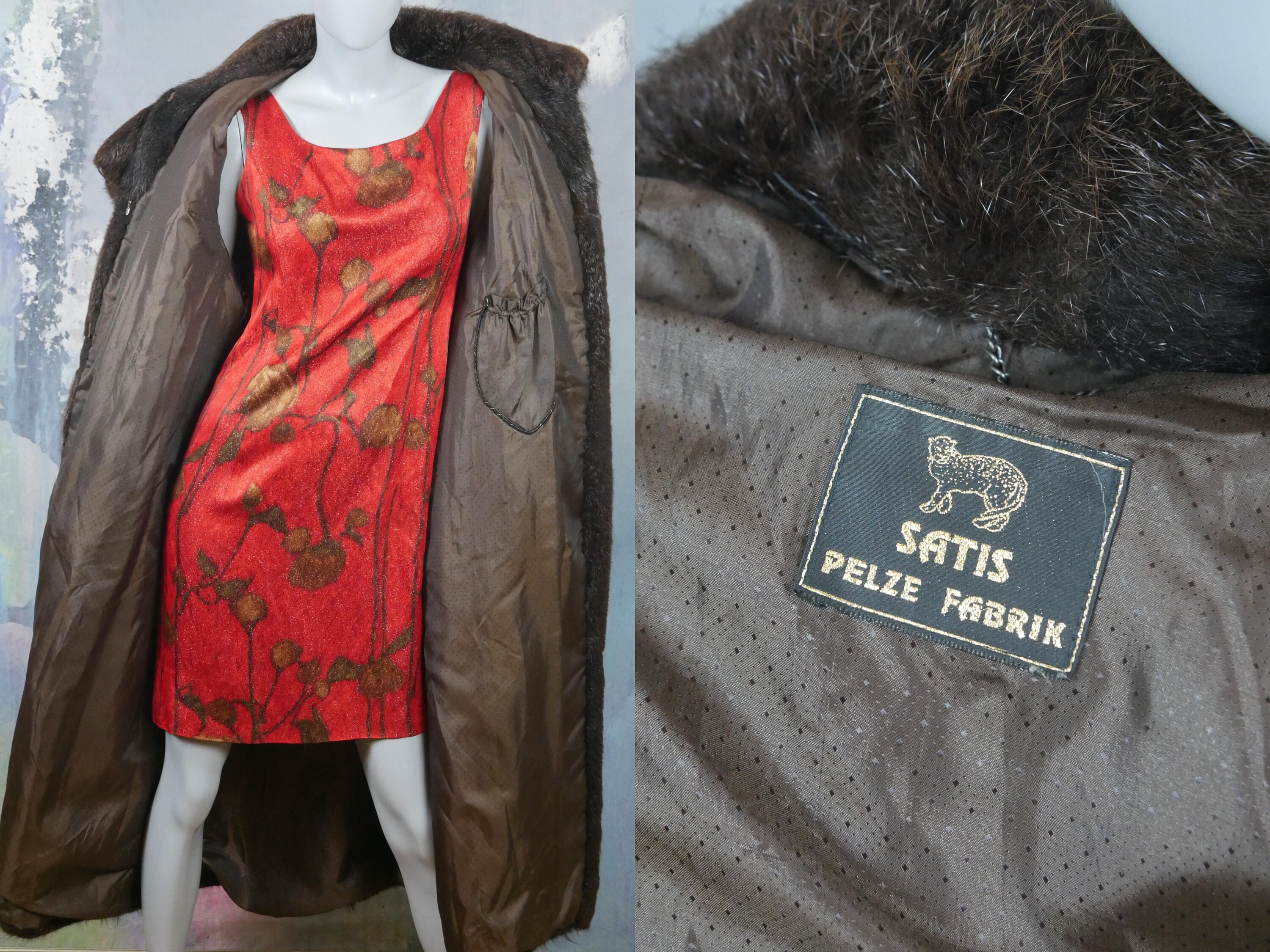 ペリキュール PELLICULE front gather furcoat PELLICULE ペリキュールfront gather furcoat