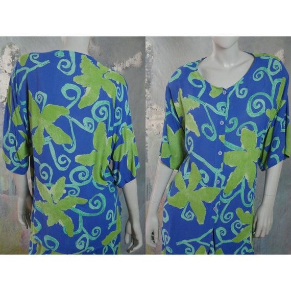 Marimekko Dress Set, 90s Finnish Vintage Plus Siz… - image 1