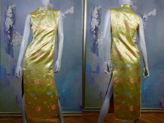cheongsam satin