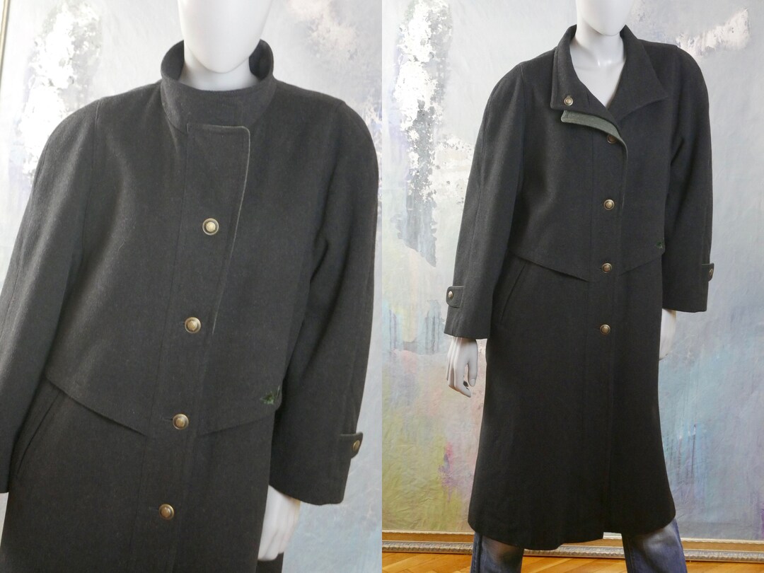 【サト】Germany Longcoat Vintage Original German WWII SA Miner's Wool Greatcoat