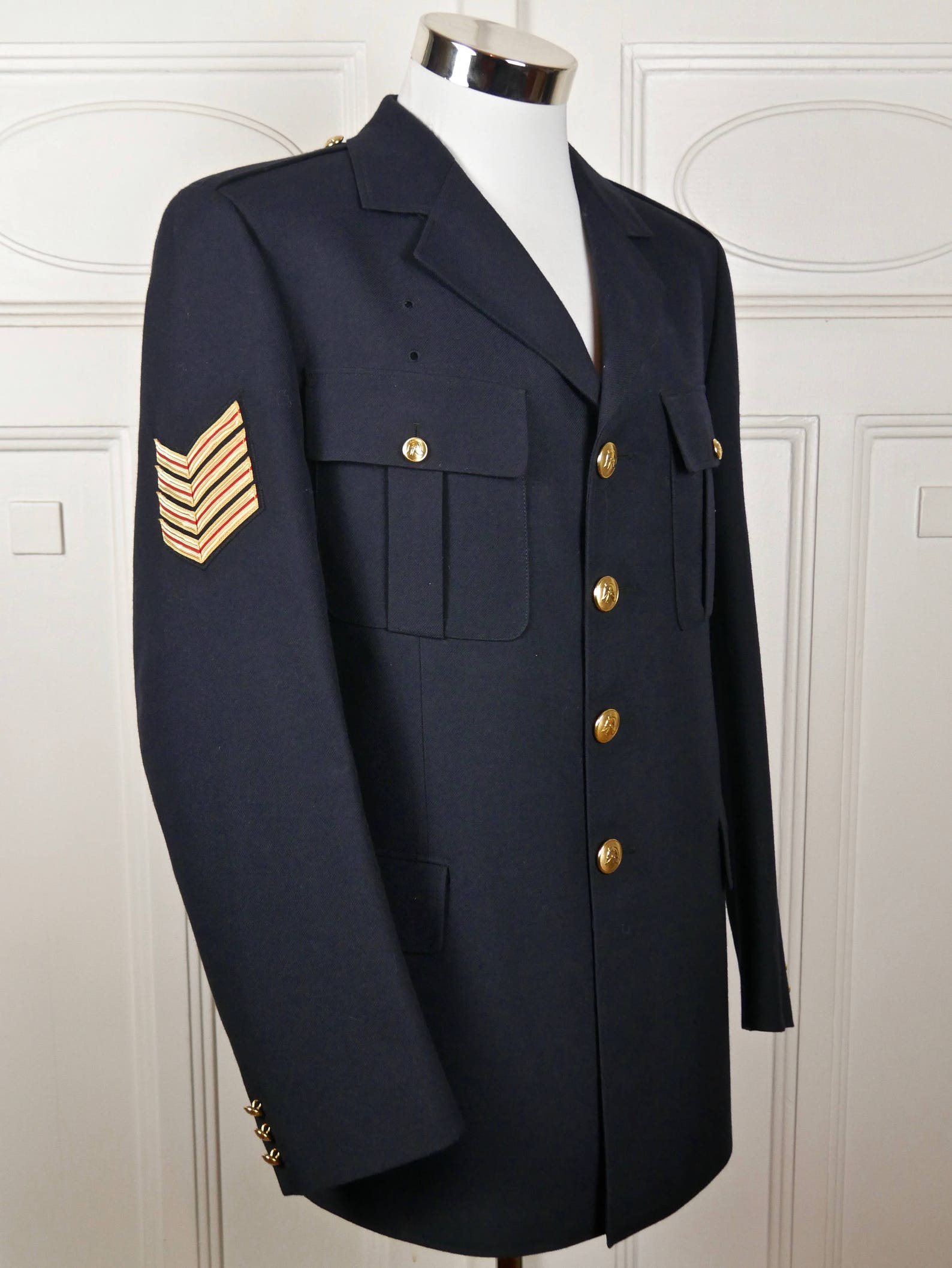 Firefighter Jacket European Vintage Firefighter Dress Uniform Etsy