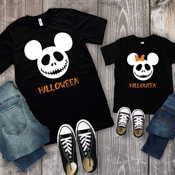 Disney Halloween Shirts -Jack Disney -Disney Group Shirts -Disney Family Shirts - Disney Shirts - Disney Apparel - Custom Disney Shirts