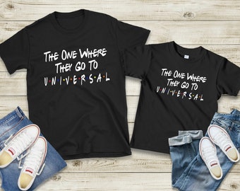 Universal FRIENDS Inspired Family Shirt - Family Vacation Universal Shirts - Universal Group Shirts - Universal Disney Shirt