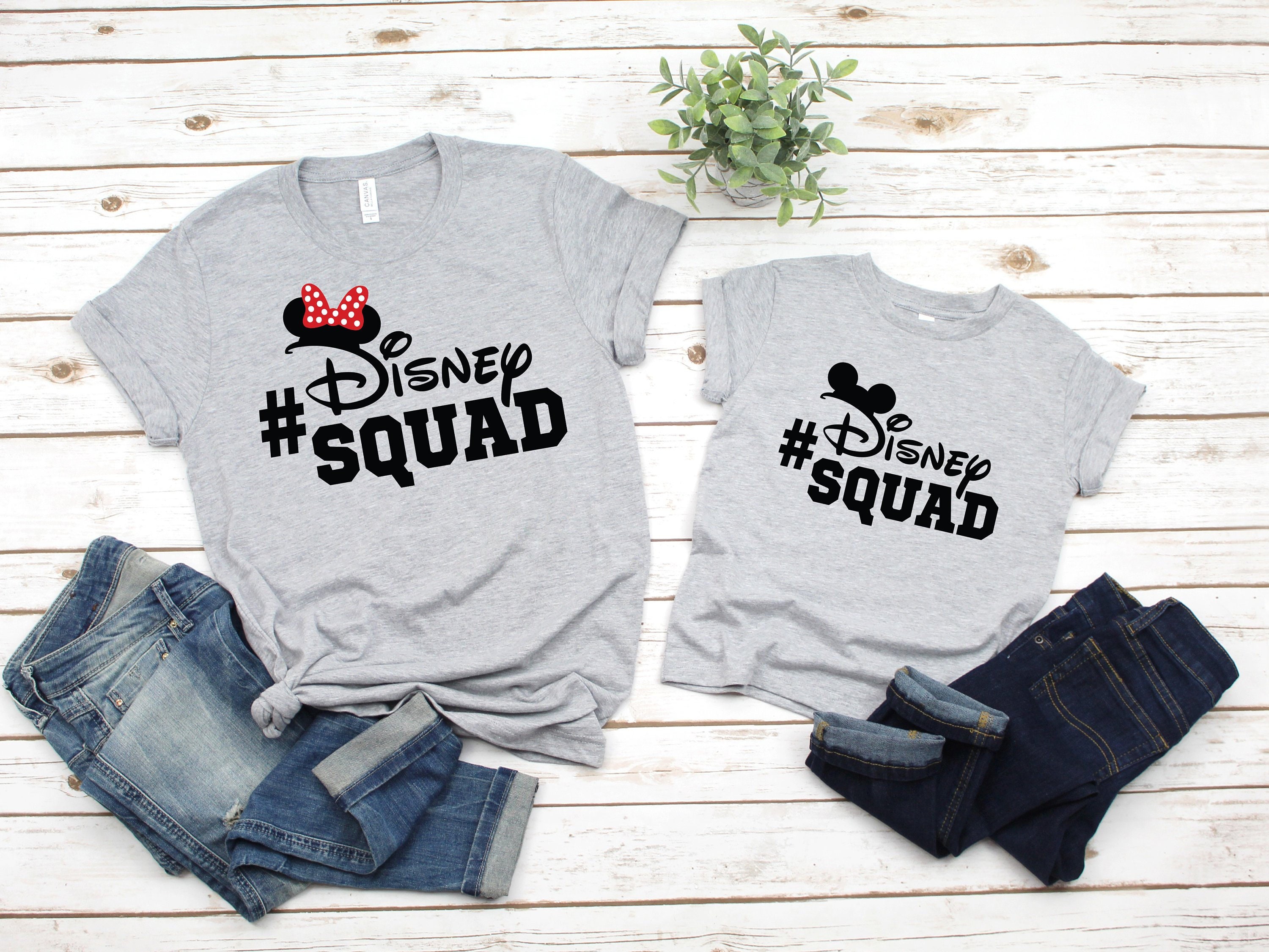 Disney Squad Shirt Disney Family Shirts Disney Group | Etsy