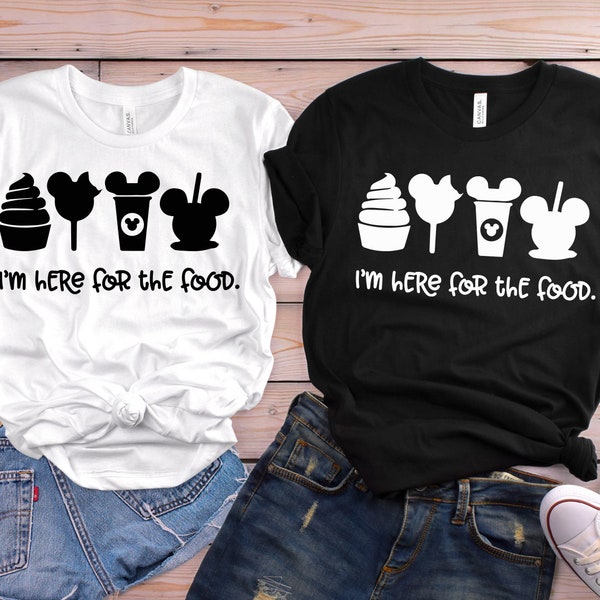For The Food Disney Shirt Disney Group Shirts -Disney Family Shirts - Disney Shirts - Disney Apparel - Custom Disney Shirts - Cool Mickey