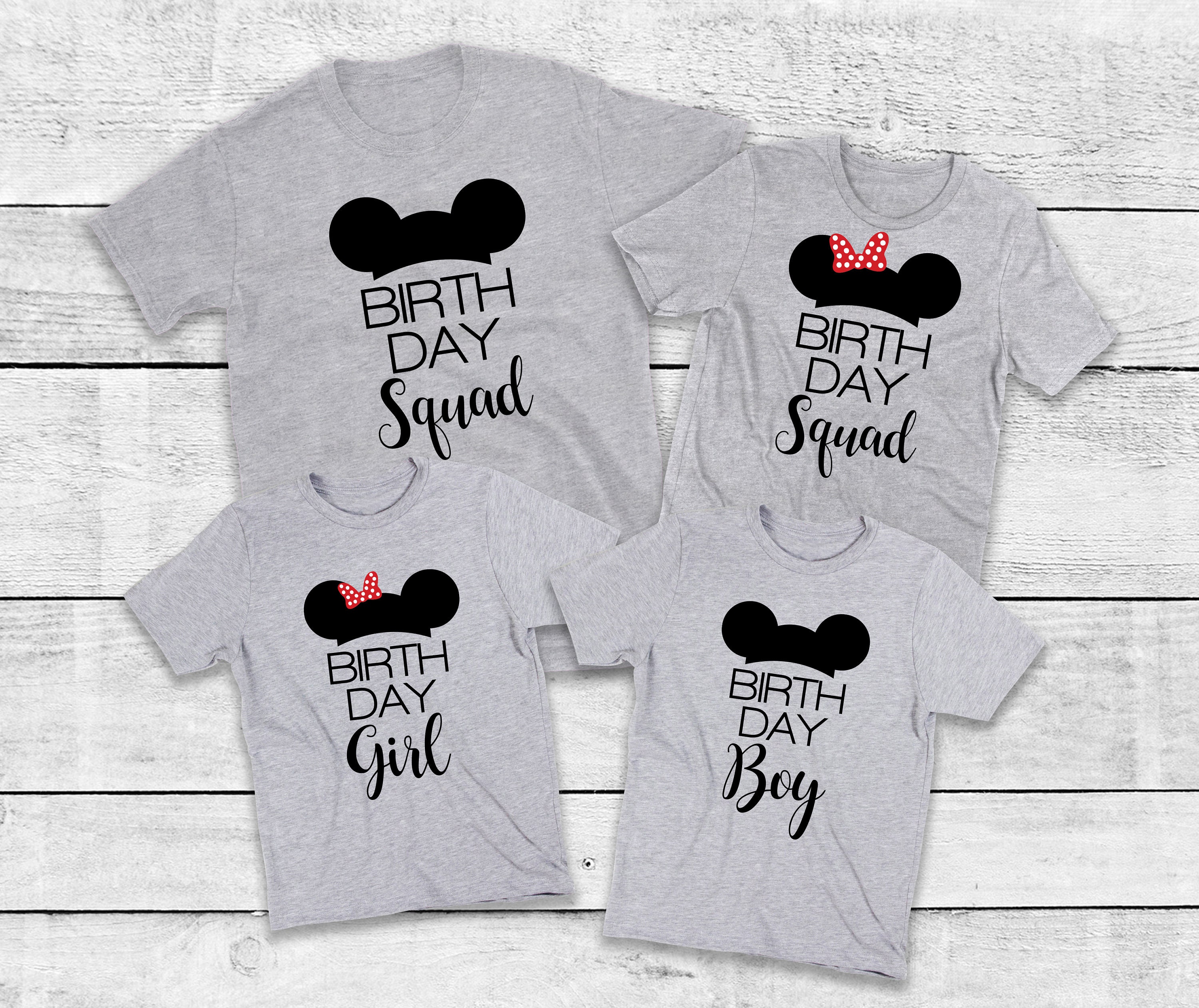 Disney Birthday Squad Shirt Disney 