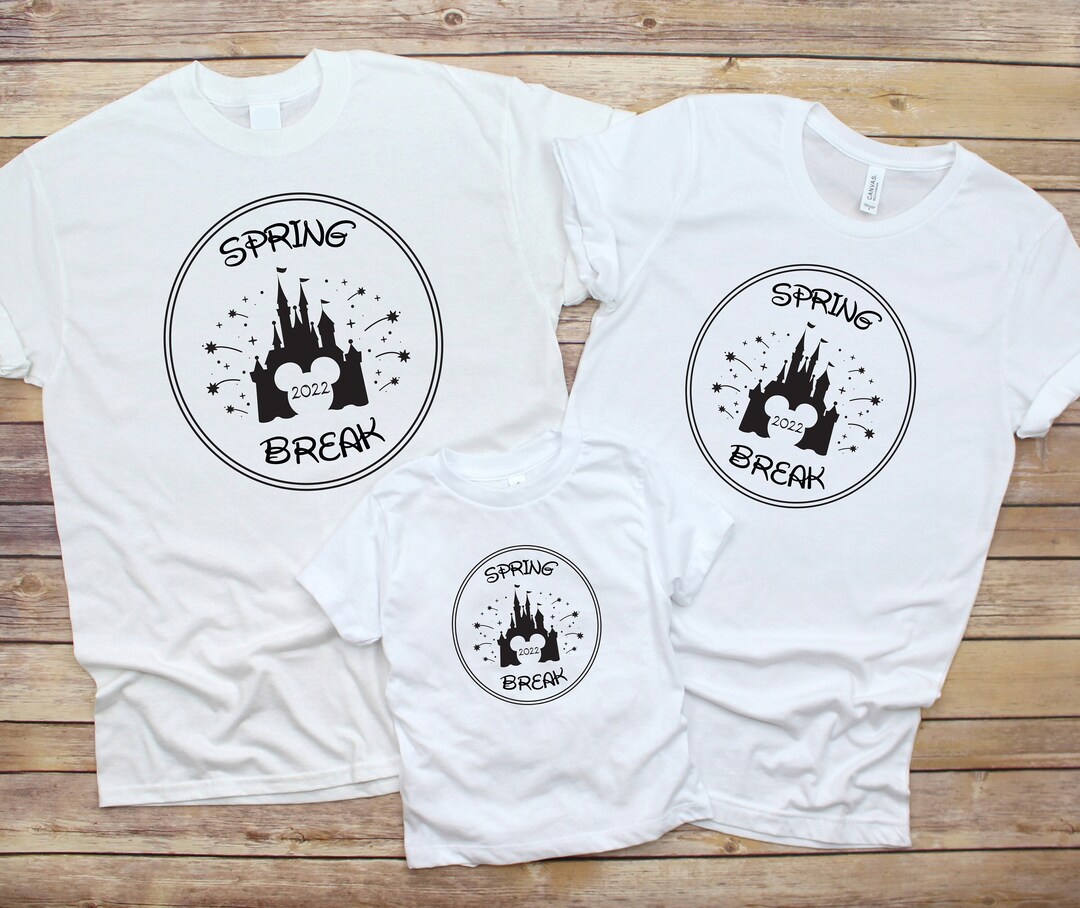 Disney Spring Break Shirts Disney Family Shirts Disney Etsy