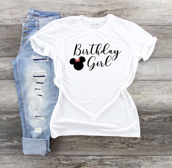 Birthday girl disney shirt Clearance