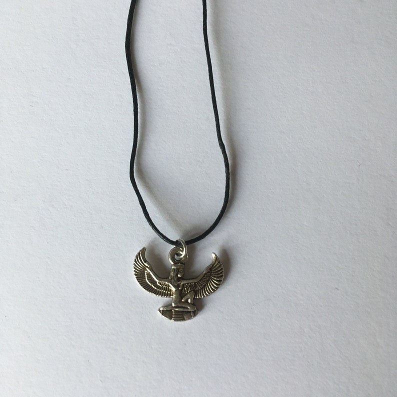 Handmade Goddess Isis Tibetan Silver Necklace Choker