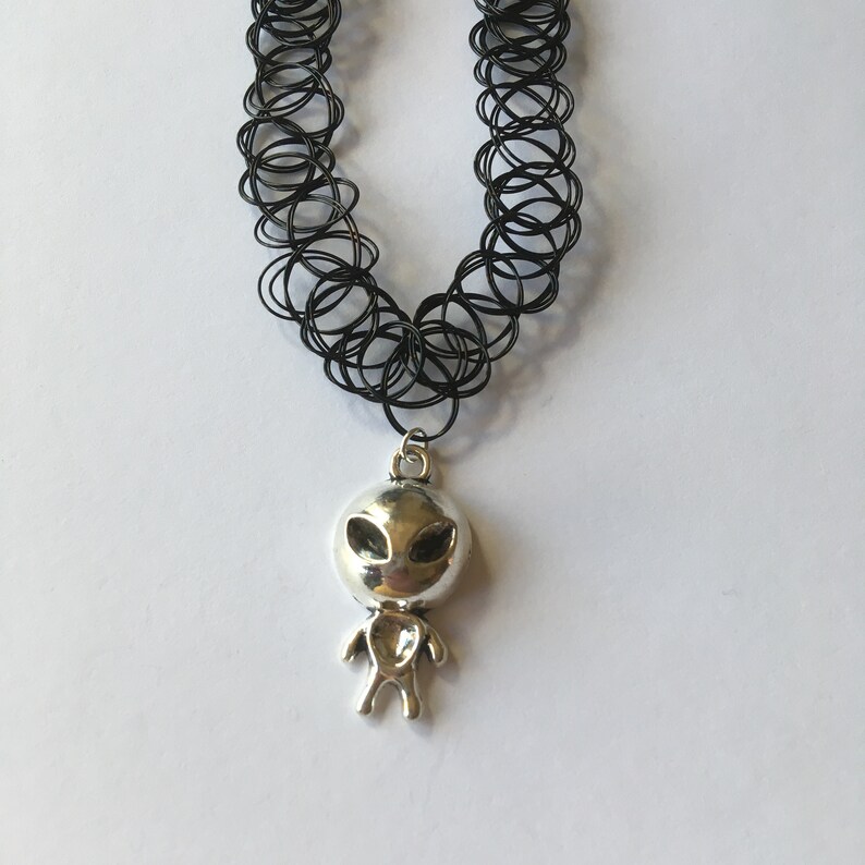 Handmade Alien X Files Tattoo Choker Etsy