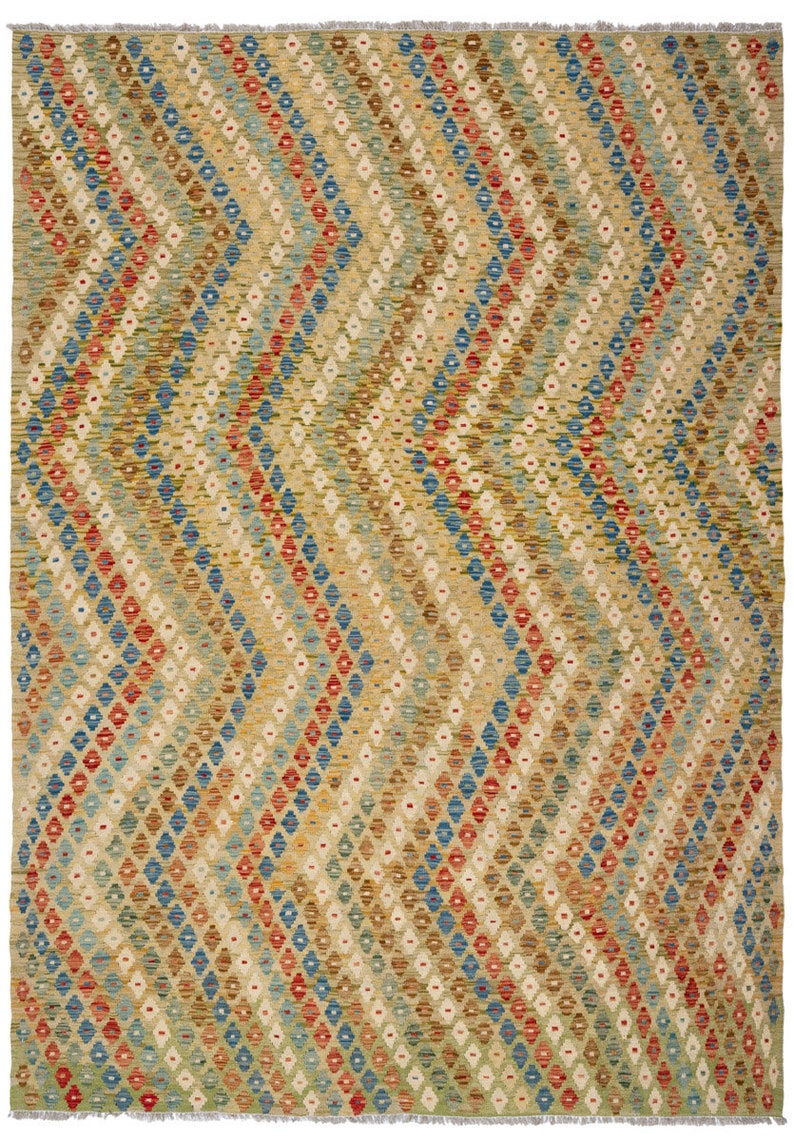 ZIGGY Kilim Rug 295x223cm Handmade Area Rug image 2