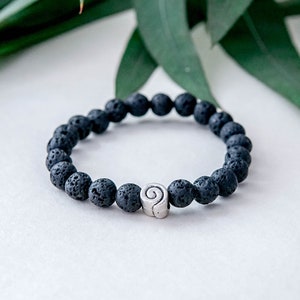 Unisex Canary Islands Volcanic Lava Bracelet - Minimalist Canary Symbol Jewelry