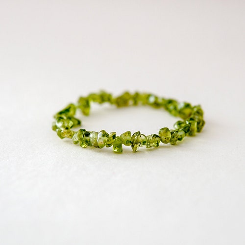 Olivine Stone Bracelet, Lanzarote Olivine Bracelet, Bracelet from Lanzarote, Bracelet from Lanzarote Stone, Green Olivine Bracelet, Green