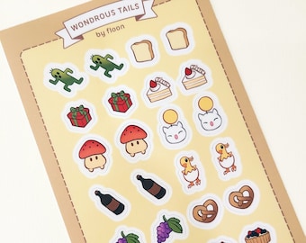 FFXIV Wondrous Tails Sticker Sheet