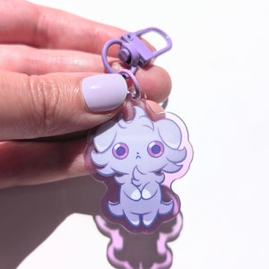 Espurr Mini Keychain Charm