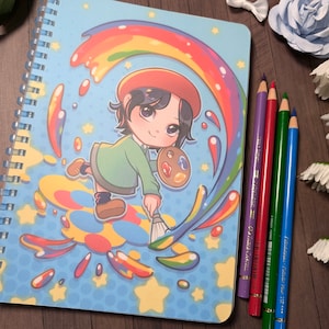 Libreta A5 Adeleine de Kirby y los fragmentos de cristal