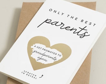 You're Going To Be Grandparents Again, Promotion To Grandparents, You're Being Promoted To Grandparents Again Card, New Grandparents Gift