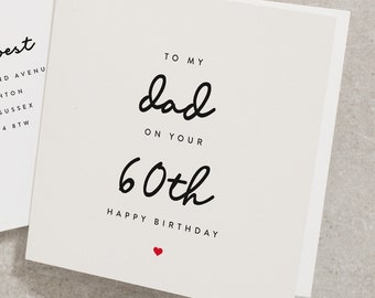Dad's 60Th Birthday / Happy 60th Birthday Dad Svg Cake Topper Birthday Svg Cut Etsy / Happy 60th birthday, dear dad.