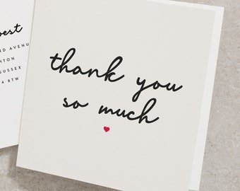 Thank You So Much Etsy