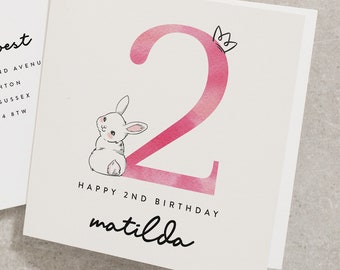 Second Birthday Card Etsy