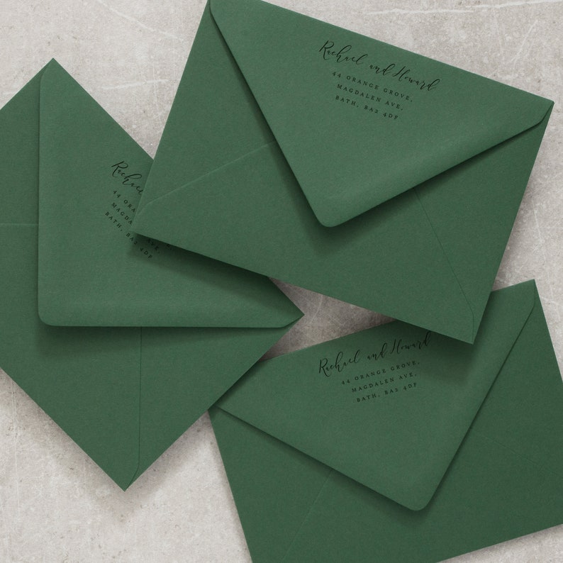 Bottle Green Envelopes C6 114x162mm or 5x7 135x189mm Etsy