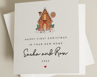 Merry Christmas In Your New Home Card, New Home Christmas Card, First New Home Christmas Card, Personalised New Home Christmas Card CC863