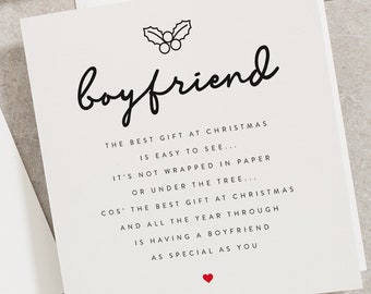 Handmade christmas on sale cards for boyfriend