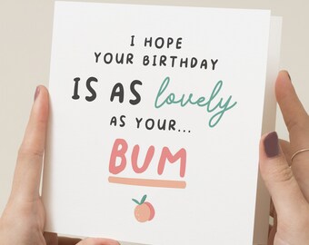 Wife Birthday Card, Cheeky Birthday Gift For Her, Birthday Card For Her, Cute Birthday Card, Romantic Birthday Card, For Partner, Girlfriend