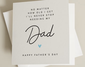 Cute Fathers Day Card For Dad, Fathers Day Gift, Daughter Fathers Day Card, Dad Fathers Day Card From Son, Happy Fathers Day Daddy
