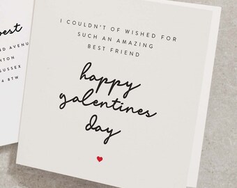 Happy Galentines Day Card, Galentines Day Card For Bestie, Best Friend Valentines Day Card, Bestie Valentines Day Card VC128